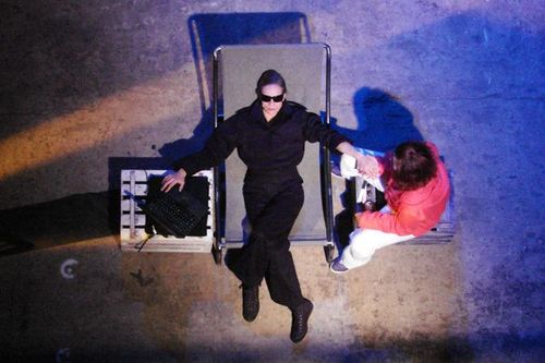 a picture showing a moment from “Batsheba”