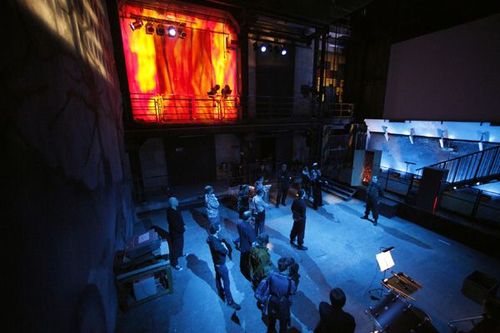 a picture showing a moment from “Batsheba”