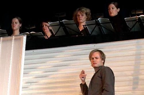 a picture showing a moment from “Batsheba”