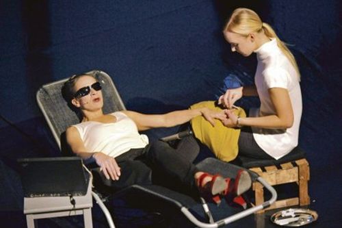 a picture showing a moment from “Batsheba”