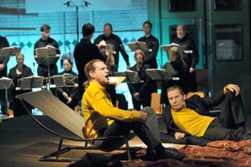 a picture showing a moment from “Batsheba”