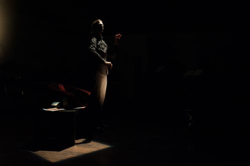 a moment from the symposium on Manos Tsangaris and his music theater in Dresden 2014