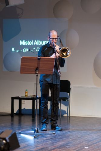 a moment from the symposium on Manos Tsangaris and his music theater in Dresden 2014