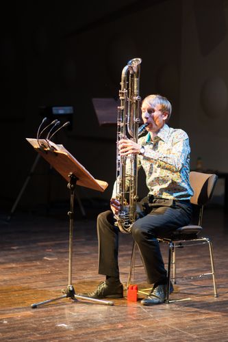 a moment from the symposium on Manos Tsangaris and his music theater in Dresden 2014