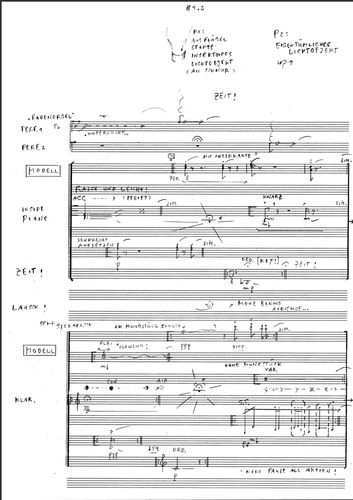 score page of Manos Tsangaris' piece 