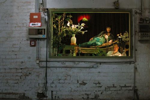 a picture showing a moment from the play “Dönerschaltung”