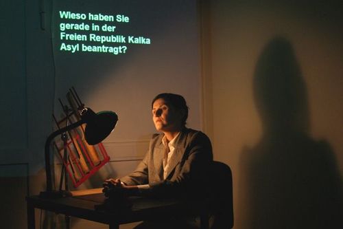 a picture showing a moment from the play “Dönerschaltung”