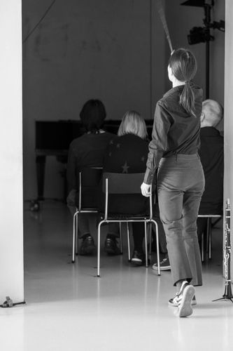 a moment in Manos Tsangaris' piece 