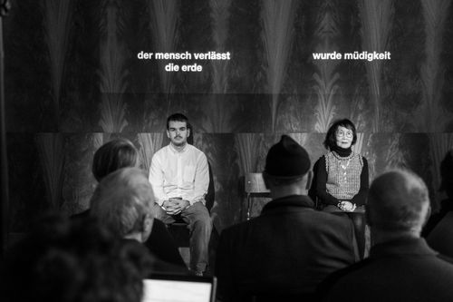 a moment in Manos Tsangaris' piece 