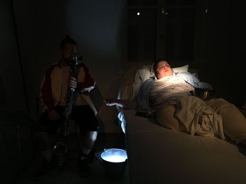 picture of Manos Tsangaris' piece 