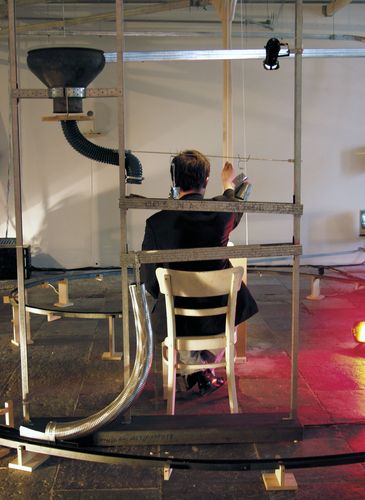 photo of the installation “Kugelbahn” in Odense 2002