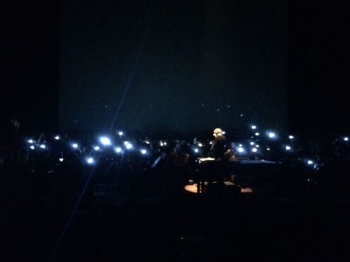 picture showing a moment of Manos Tsangaris' 