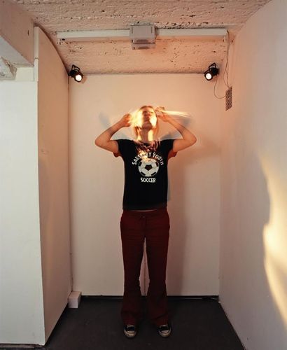 person standing under the 