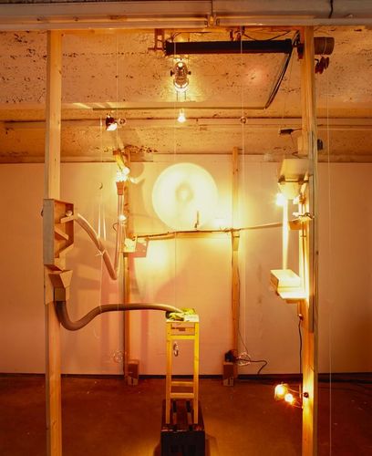 piece from Manos Tsangaris' installation 