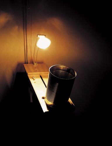 piece from Manos Tsangaris' installation 