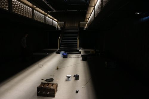 photo of the performance of the play “winzig” in Oslo 2016
