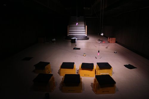 photo of the performance of the play “winzig” in Oslo 2016