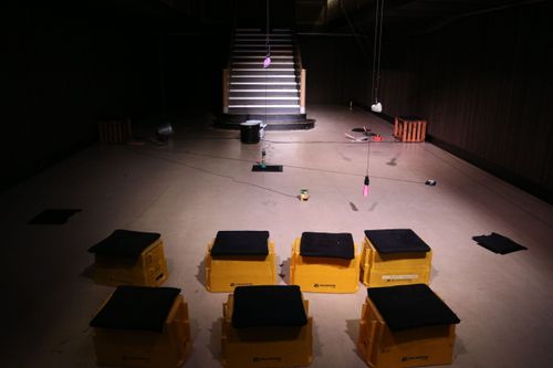 photo of the performance of the play “winzig” in Oslo 2016