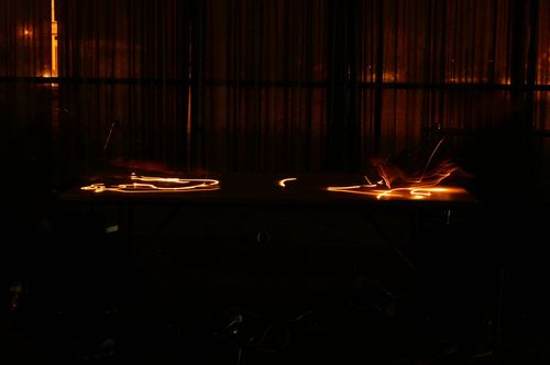 picture of Manos Tsangaris' piece 