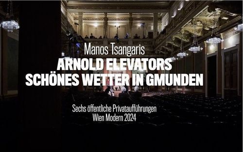 preview image for a video clip about Manos Tsangaris' piece ARNOLD ELEVATORS