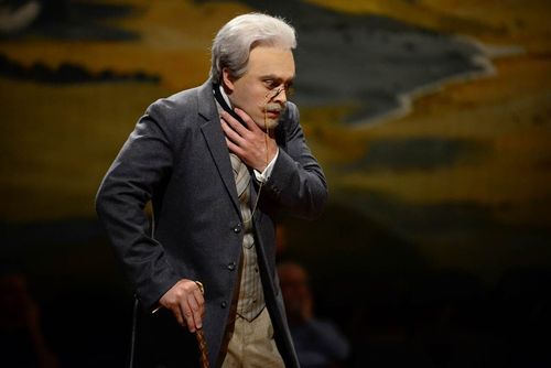picture showing a moment from Manos Tsangaris' opera “Karl May”