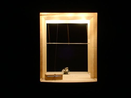 a picture showing a moment from “Drei Räume”