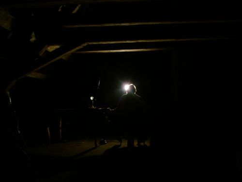 a picture showing a moment from “Drei Räume”