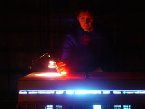 a picture showing a moment from “Drei Räume”