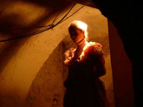 a picture showing a moment from “Drei Räume”