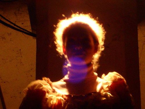 a picture showing a moment from “Drei Räume”