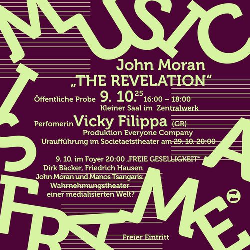 poster for a performance at 