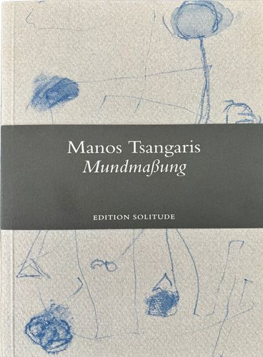 cover of Manos Tsangaris' book 